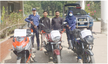 লামায় সড়ক দস্যূতায় ৬ যুবক গ্রেপ্তার, স্মার্ট ফোনসহ ৩ মোটরসাইকেল জব্দ