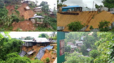 বান্দরবানে বর্ষা এলেই শঙ্কা বাড়ে পাহাড় ধসের