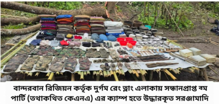 কেএনএ প্রশিক্ষণ ঘাঁটিতে সেনাবাহিনীর অভিযান।